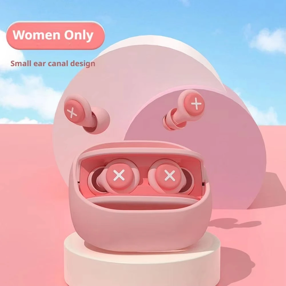 1pair Silicone Earplug Sleep Noise Ear Plug Canceling Noise Reduction Soundproof Anti Soft Slow Rebound Protection Ears Foam