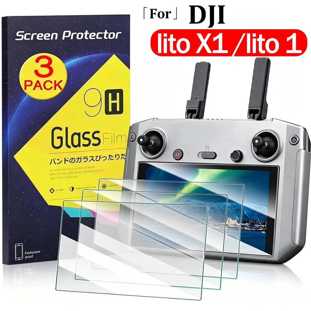 Tempered Glass for DJI Lito X1/Lito 1 Remote Control Anti-scratch Screen Protector for DJI Mini 5 Pro/NEO 2 Lito X1 Controller
