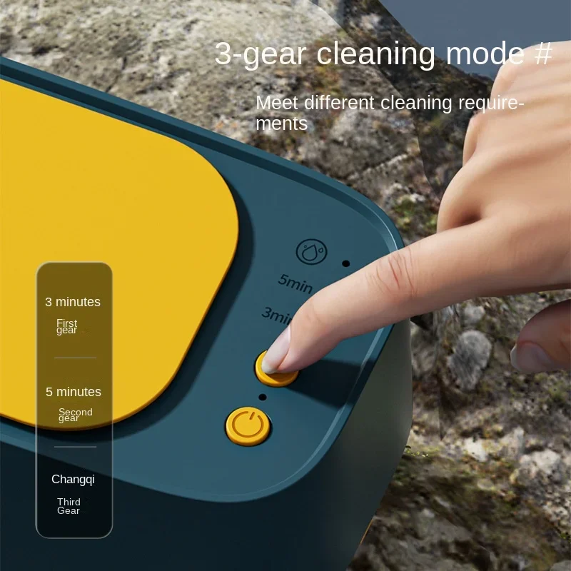 Ultrasonic Glasses Cleaning Machine High-frequency Vibration 3 Gear Jewelry Watch Multifunction Timing Cleaning Machine
