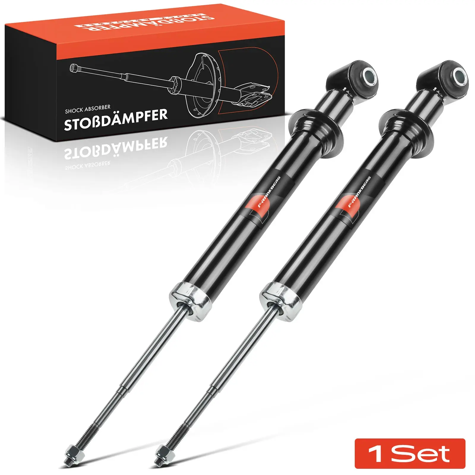 Frankberg 2x schokdemper achteras voor Saab 9-5 YS3E 9-5 stationwagen 1.9L 2.2L 2.3L 3.0L 1997-2009 341917 341847 5992