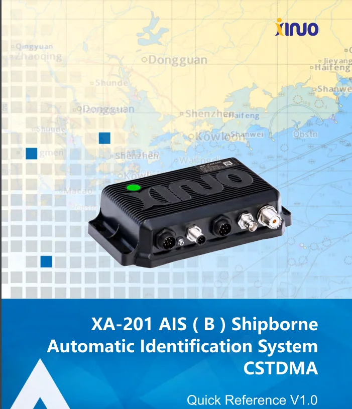 XINUO XA-201 sistem identifikasi otomatis, transponder laut kelas AIS B transduser bawaan WIFI dengan aplikasi ponsel