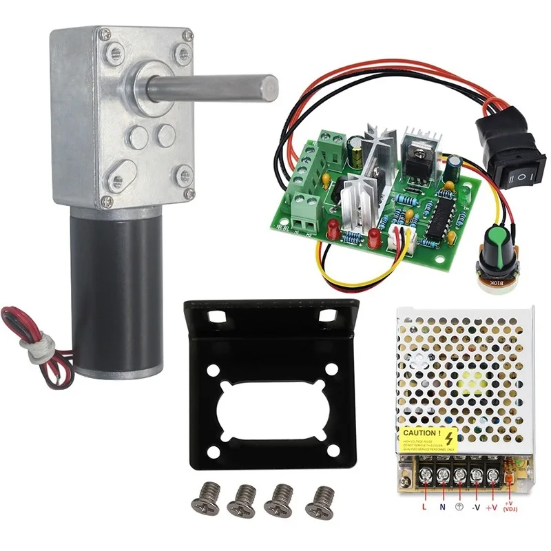 12V 24V DC Motor 5840-31ZY Umgekehrt Reduktion Motor Selbst-lock Verlängerung Welle Motor High Torque Worm Ausgerichtet motor