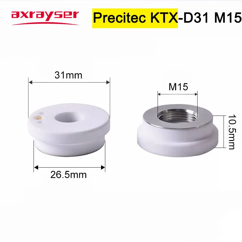 Spezieller Laser-Keramikdüsenhalter D32/28 Precitec-KTXB Raytools-3D WSX-Mini TONY für Faserlaser-Schneid- und Schweißmaschinen – Detail 10