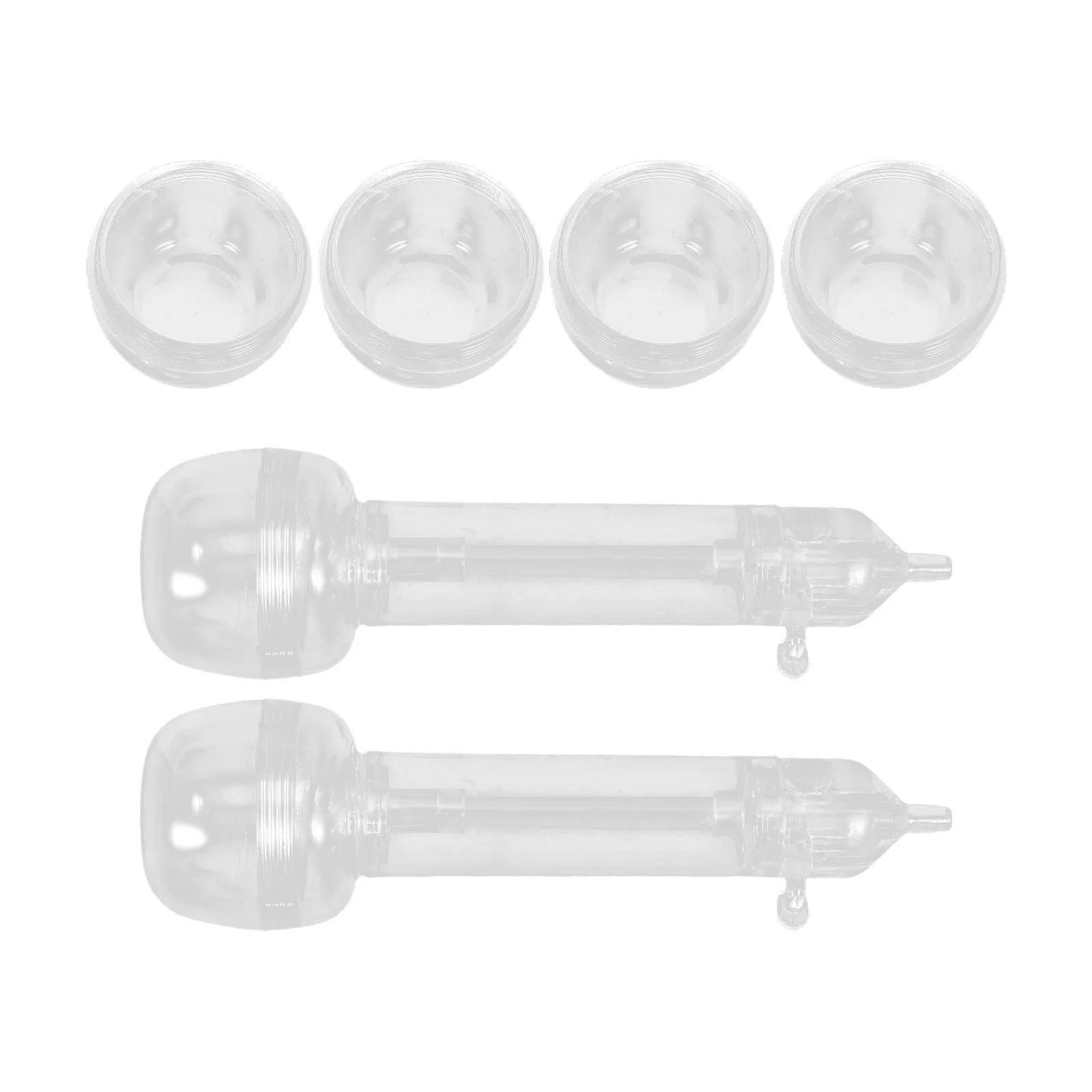 2Pcs Fuse Bead Pen Transparent Body Large Capacity Bead Dispenser Precision Placement for Jewelry Art DIY Crafts Hobbyists