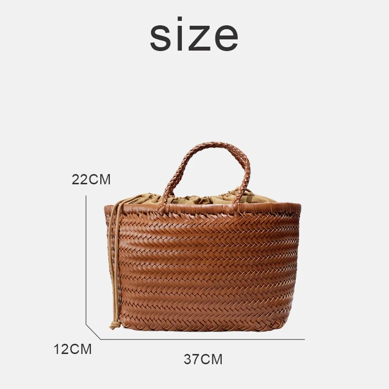 England Style Handwoven Tote Bags For Women Luxury Designer Handbags And Purses 2024 New In PU Inner Pocket Underarm Shoulder