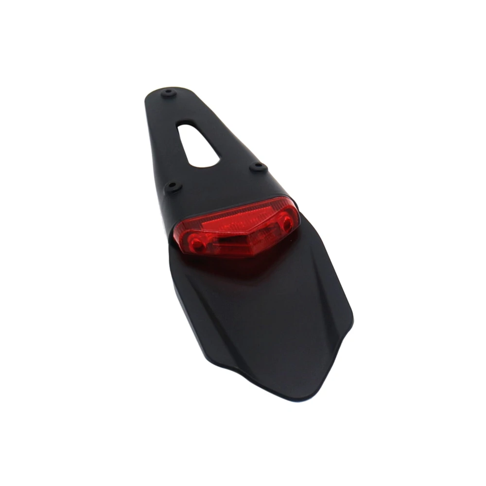 

Motorcycle LED Tail Light&Rear Fender Stop Enduro Taillight Rear Fender Stop for CR EXC WRF 250 400 426 450 Black