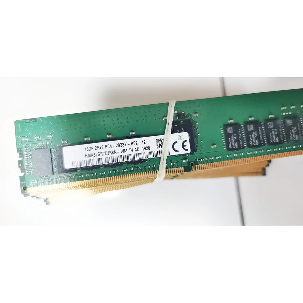 Memoria de servidor de alta calidad, 1 piezas RAM, 16GB, 2RX8, DDR4, PC4-2933Y-RE2, HMA82GR7CJR8N-WM, T4, envío rápido