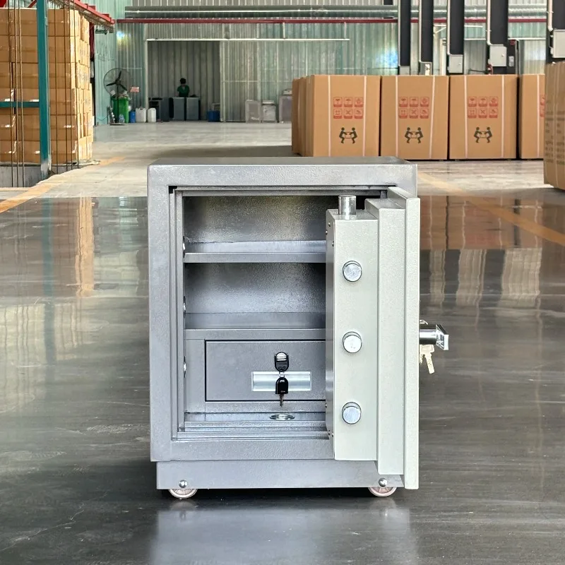 【Premium】Key Lock Fireproof Safe Box Electronic Safe Security Usage For Home Hotel Storage Fire Resistant Safe Secure Storage