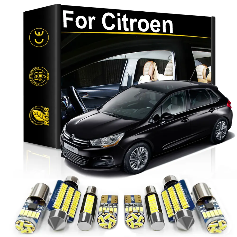 For Citroen C4 Picasso 1 2 Cactus Coupe C5 Aircross C1 C2 C3 C6 C8 Berlingo Accessories Car Interior LED Light Canbus Auto Parts