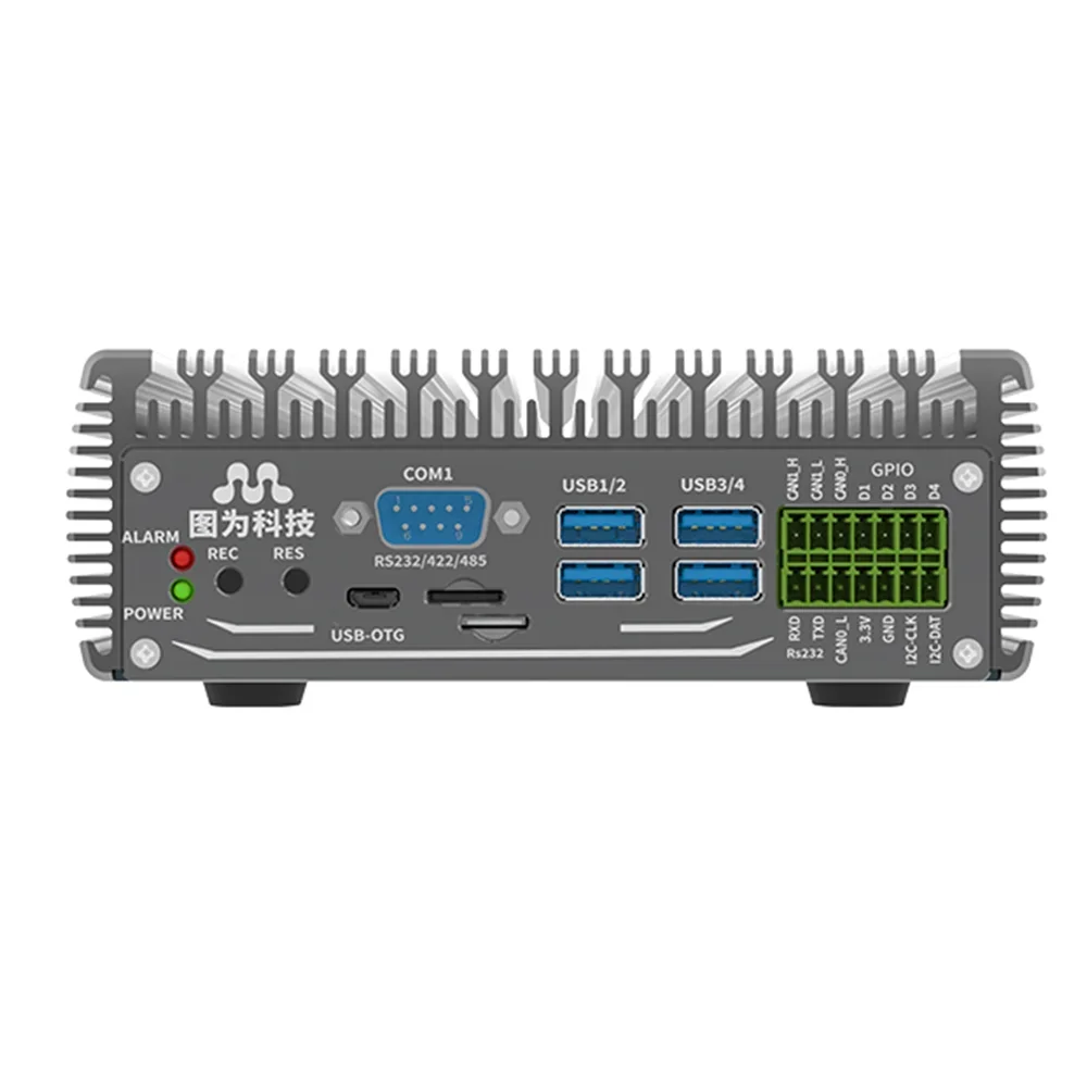 100 TOPS AI Powered IOT Gateway Industrial Mini PC for AI Inspection Portable AI Edge Controller 16GB Nvidia Jetson Orin NX view 3