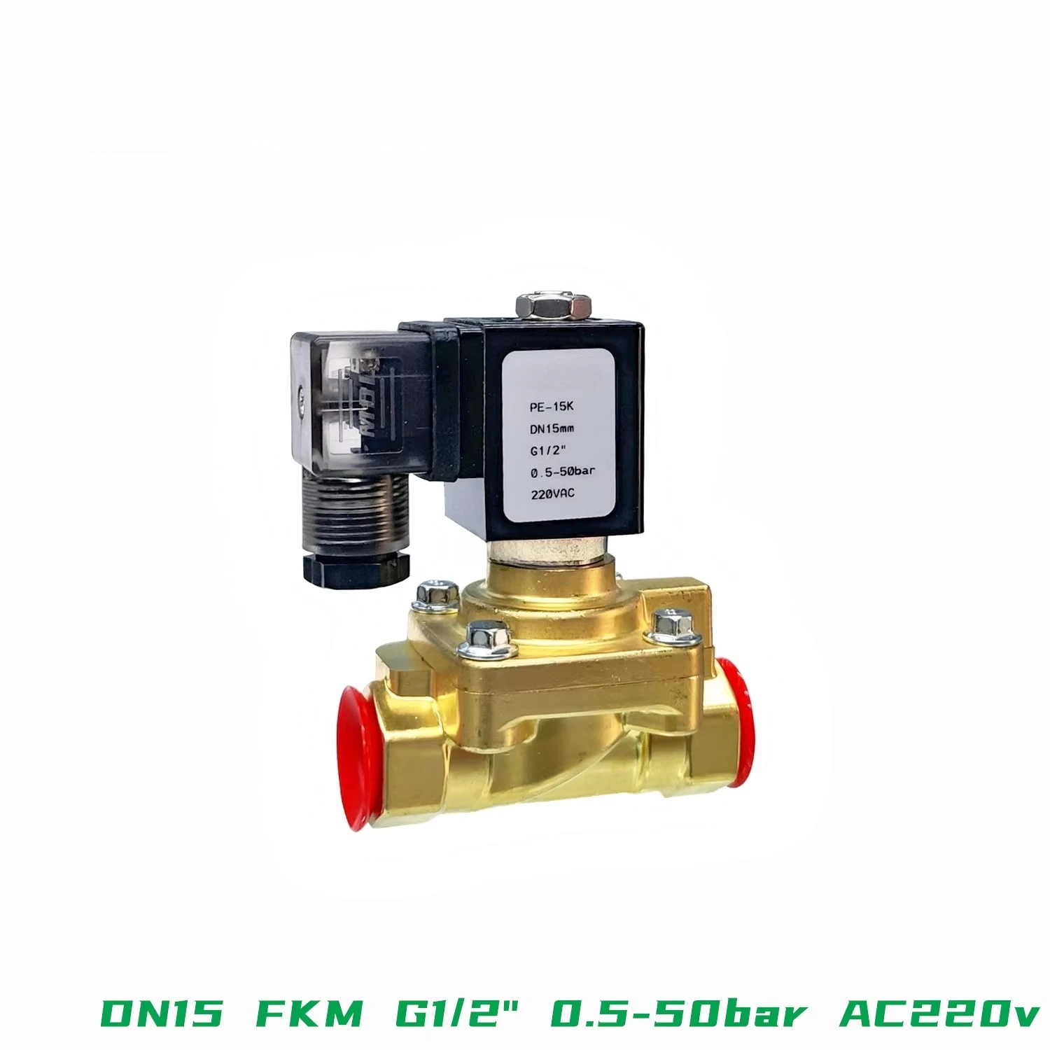 

Normally Open Two-way Fluid Valve PE-15K High Pressure 0.5-5MPa 50bar