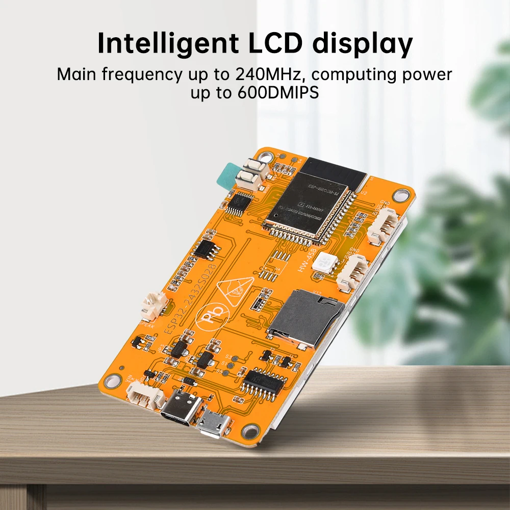 

ESP32 WIFI&Bluetooth Development board 2.8-inch 240 * 320 Intelligent LCD Display Screen TFT Module with Touch Screen