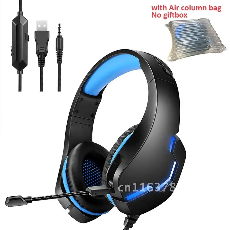 Casque supra-auriculaire filaire avec microphone, écouteurs de jeu, casque stéréo à basses profondes, PS4, PS5, XBOX, PC, ordinateur portable, nouveau