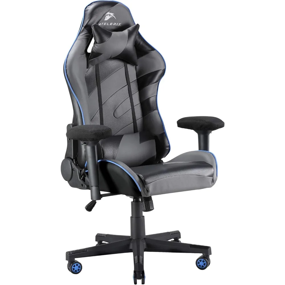 

Gaming Chair , Fabric, & Extra Wide Options - Office or Computer Chair - Tilting & Ergonomic Adjustable Swivel Game Chair