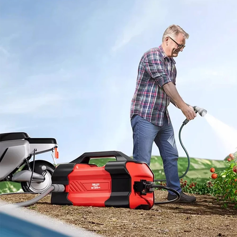 Portable Rechargeable Watering Machine Outdoor Lithium Battery Dual-core Water Pump Rural Watering Vegetable Garden Supplies