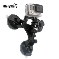 Mini Action Camera Suction Cup for GoPro Hero 9 8 7 5 Black SJCAM SJ7 Yi 4K H9 Go Pro 7 Osmo Mount Window Glass Sucker Accessory