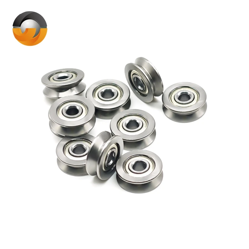 5 sztuk/partia Łożysko V623ZZ z rowkiem V 3x12x4mm, łożysko kulkowe z rowkiem głębokim z wysokiej twardości stali łożyskowej, rolka prowadząca do szyny liniowej
