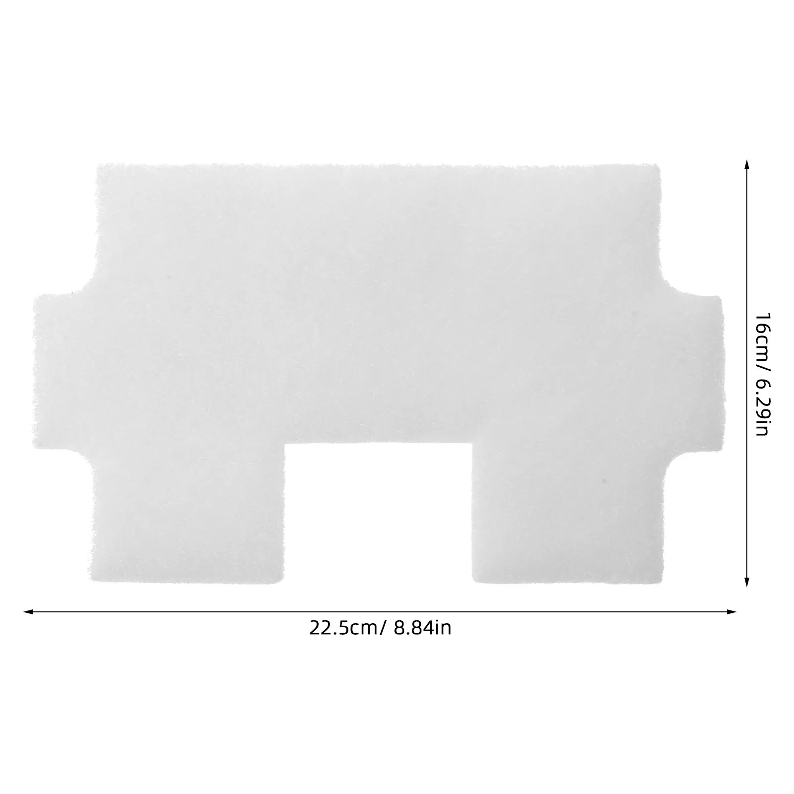 5Pcs Pond Waterfall Filter Media Pad High-Density Replacement for Outdoor Pond Fountain Waterfall Box 8 Inch Filter Floss Sponge