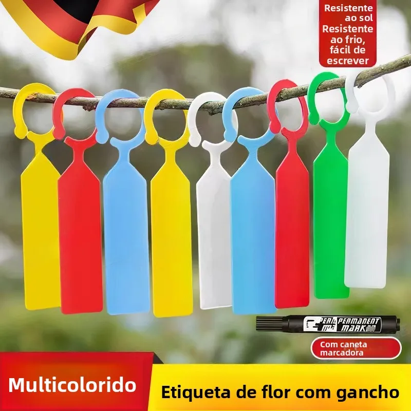 thickened-plastic-waterproof-garden-tagging-rings-for-plant-markers-grape-seedling-horticulture-tags-vine-labels