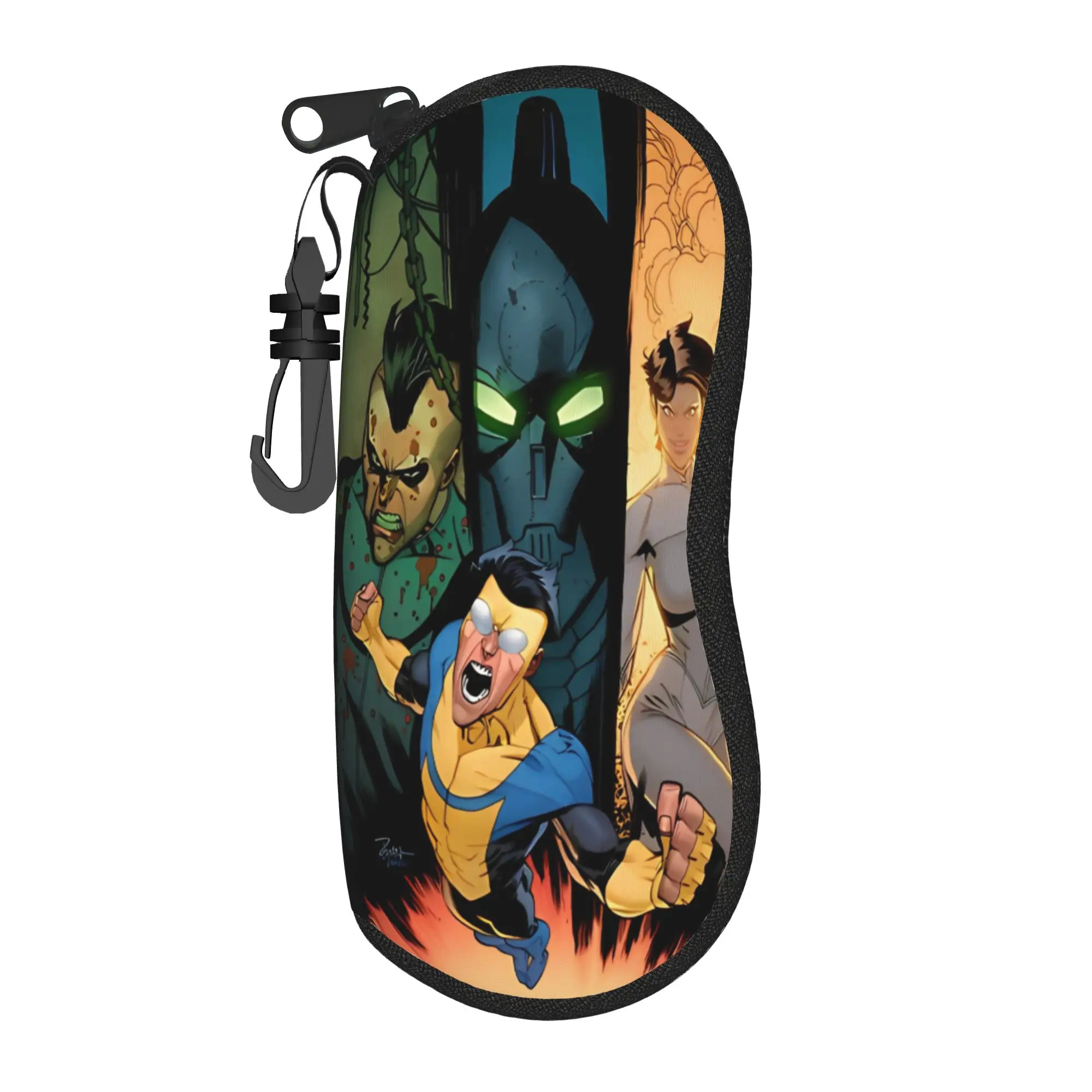 Harajuku I-Invincibles omniman Glasses Case Portable Accessories  Eyewear Storage Box Ins Style Eye Contacts Case
