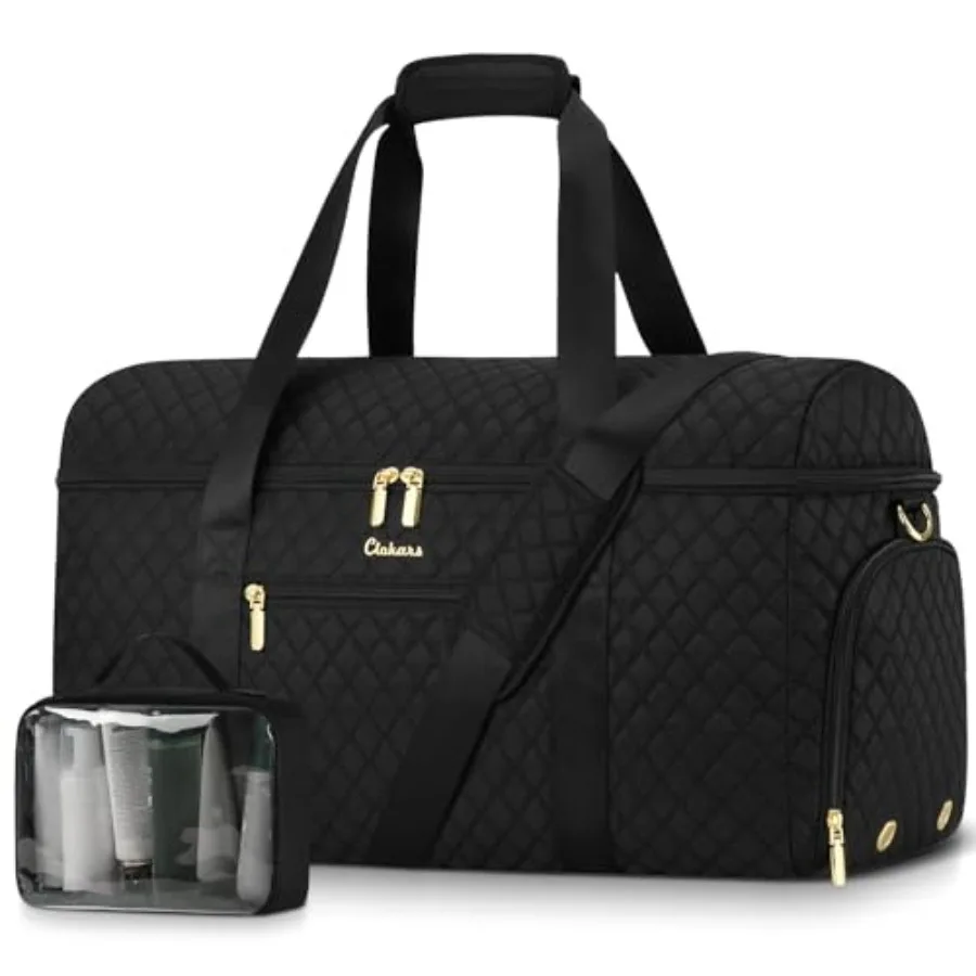 

Travel Weekender Bags for Women: Overnight Bag with Shoe Compartment Large Travel Duffle Bag with Toiletry Bag Carry on Bag Per