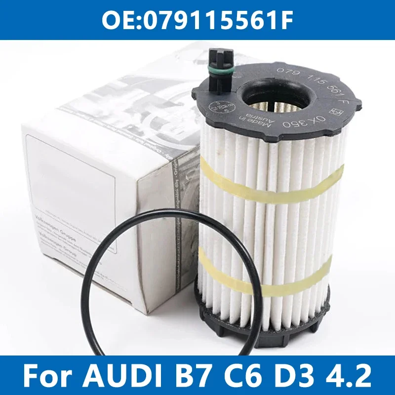 Car Oil Filter Kit 079198405E For AUDI VW TOUAREG B7 C6 D3 D4 A4 S5 S6 A8 S8 RS4 RS5 RS6 Q7 R8 4.2 5.2 FSI V8 Gasoline Engine