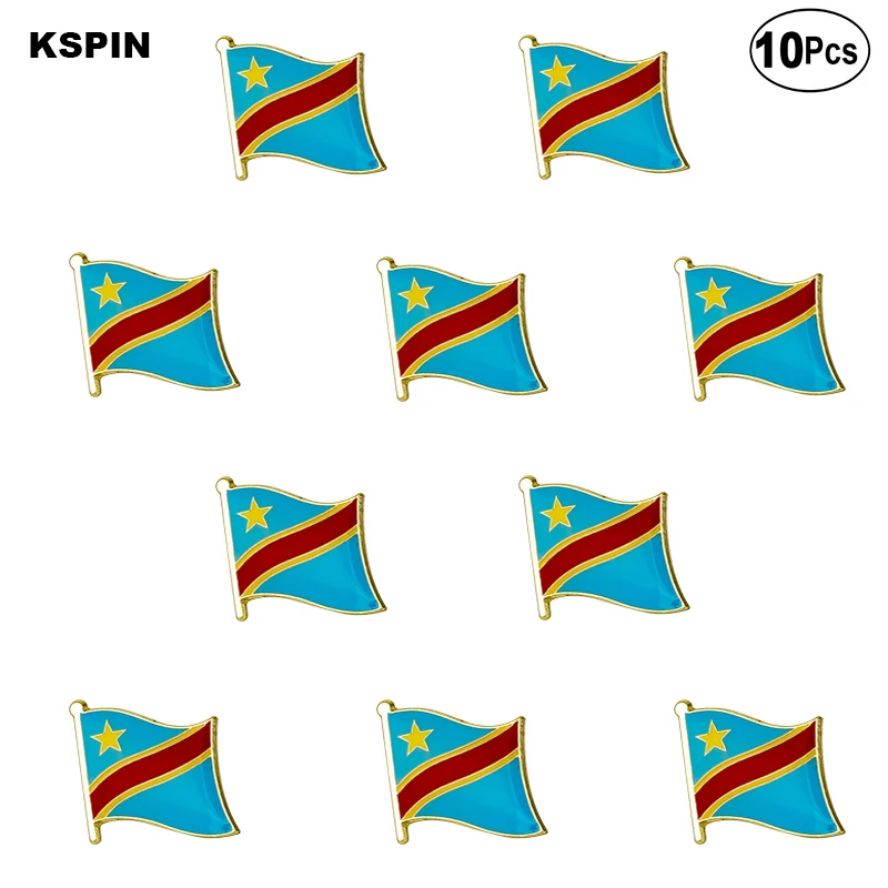 Kolumbien Flagge Revers Pin Flagge abzeichen Brosche Pins Abzeichen 10Pcs viel