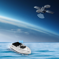New 12V High Speed Carp Fishing Bait Boat Releasing Hook Remote Control GPS Sonar Fish Finder Auto Return GPS 600M 3KG 180 White