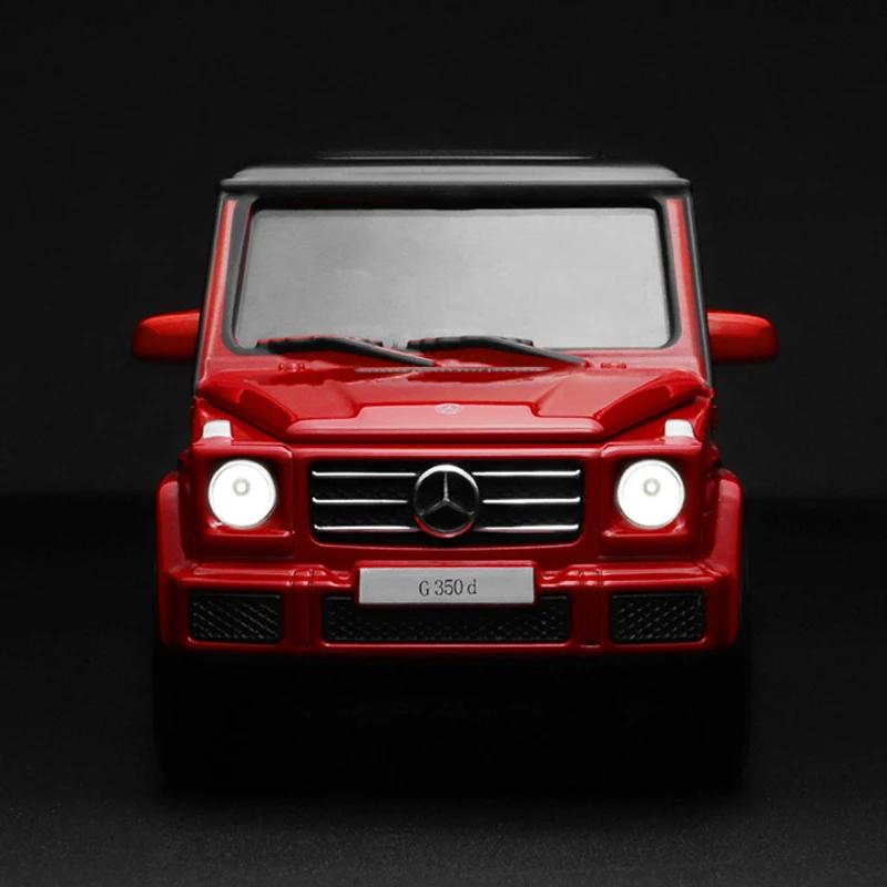 CCA-Simulação Benz G350D Modelo de carro de liga, Escala 1:32, Simulação, Som, Leve, Pullback, Metal fundido, Veículos, Miniatura Coletiva