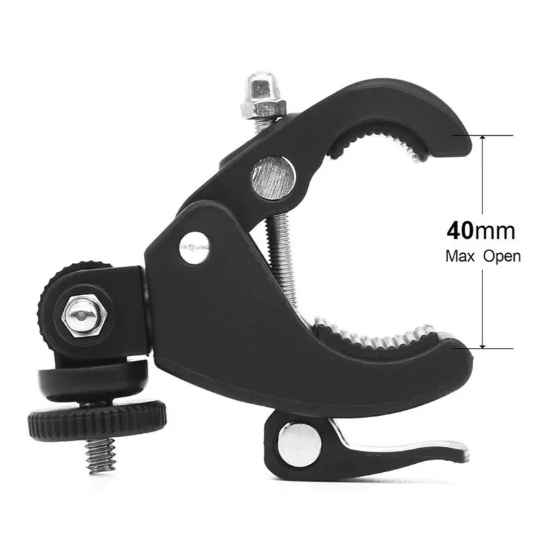 For Gopro Hero 12 11 10 9 8 7 6 5 Black Bicycle Motorcycle Handlebar 360 Degree Tripod Mount for insta360 DJI SJCAM Accessories