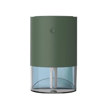 350ML 공기 가습기 쿨 미스트 아로마 디퓨저, LED 야간 조명 안개, 가정용 자동차 사무실용 초음파 USB 가습기-녹색 