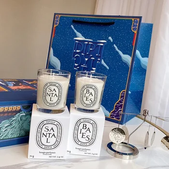 Light Luxury High Diptyques Aromatherapy Candle Set Romantic Unique Box For Party…