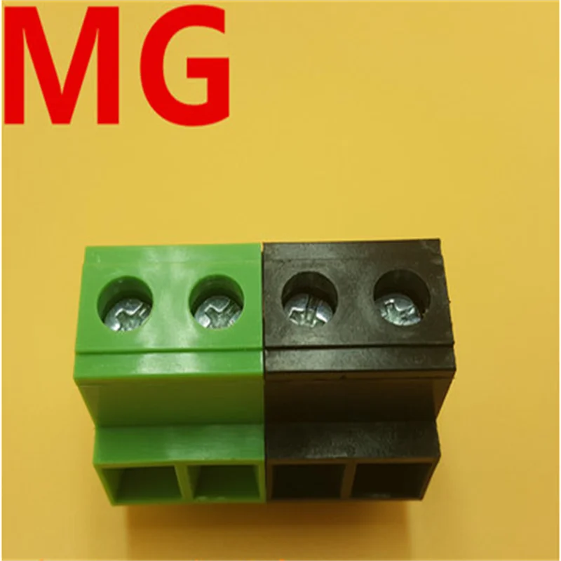 MG135T-10.16mm-2P3P Splicing, Screw Terminal Blocks Connector 750V57A Green & Black KF