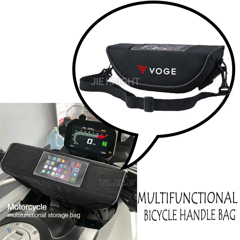 

For VOGE 500DS 650DS 300DS 500R 525R 300R ER10 350AC Motorcycle accessory Waterproof And Dustproof Handlebar Storage Bag