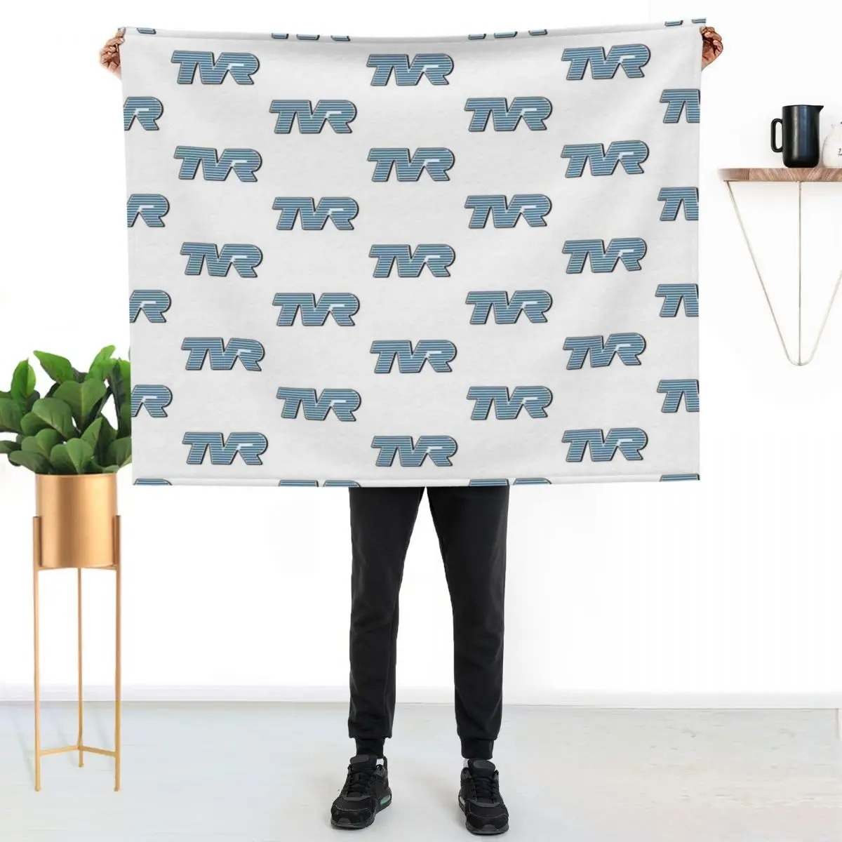 

TVR CARS Throw Blanket Warm Comfortable Blanket for Office Napping