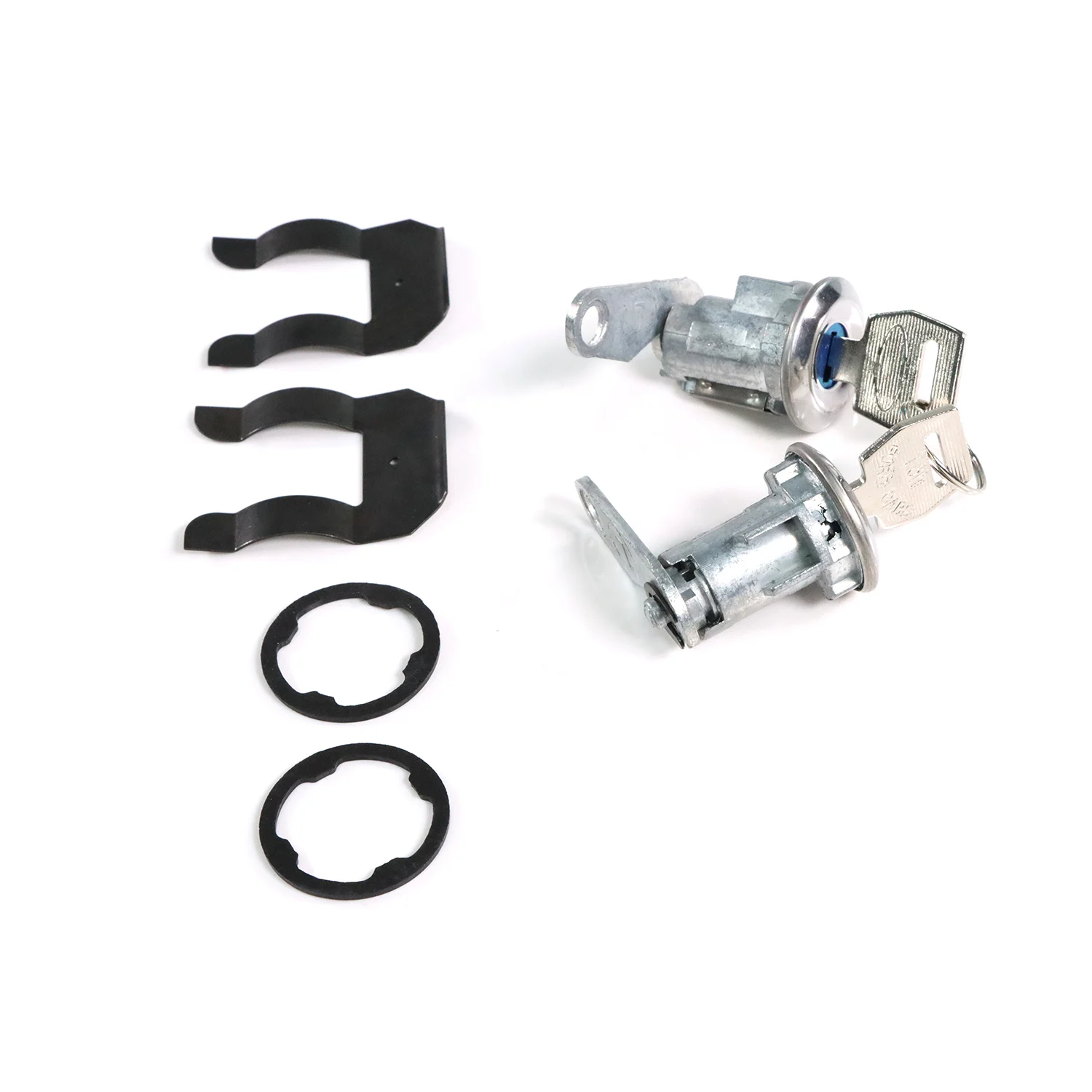 Door Lock Cylinder Set with 2 Keys 5070001 For 1965-1979 Ford E-150 250 350 Econoline Mercury Mustang Custom F100 F150 F250 F350