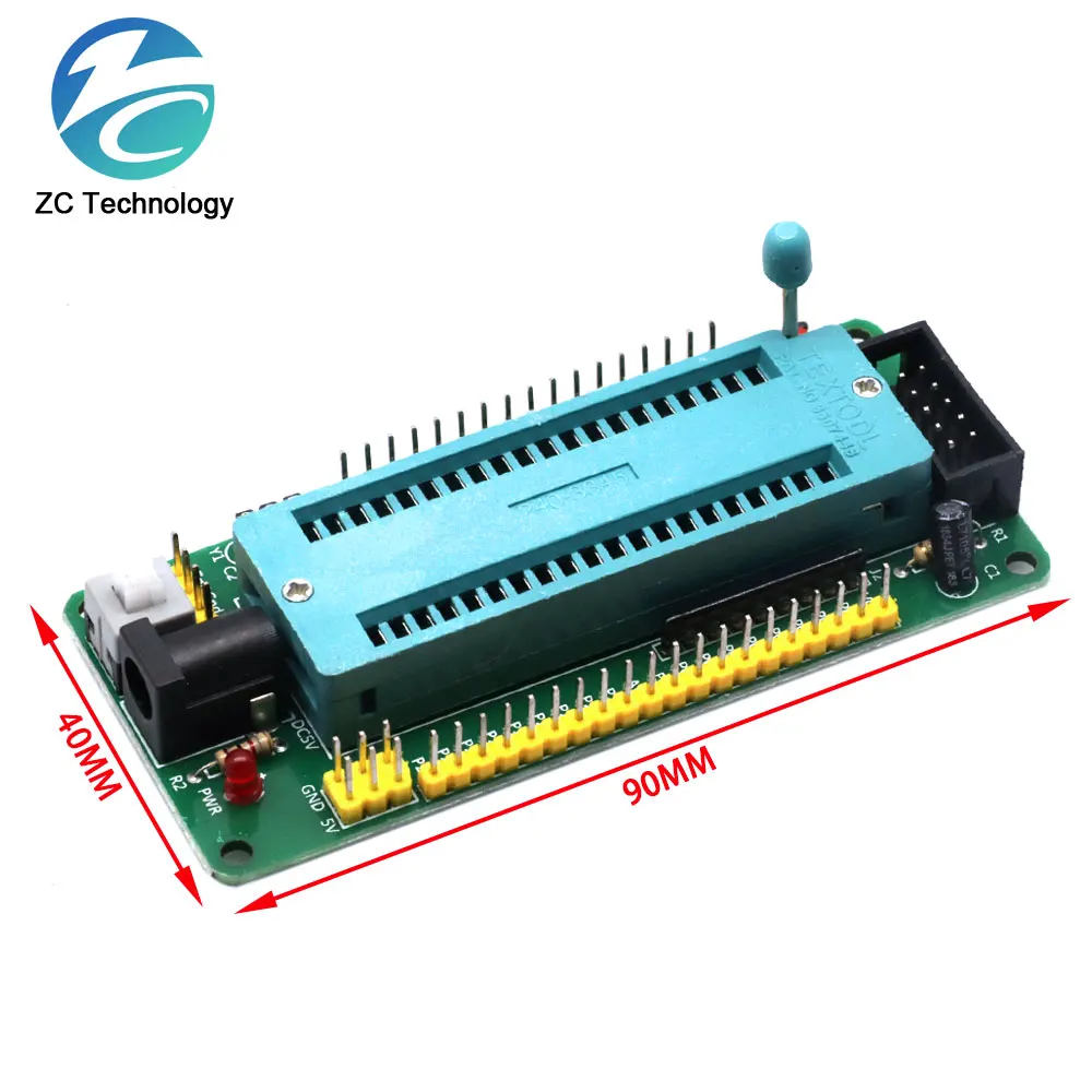 1/5/10 pièces 51 avr mcu carte système minimum carte de développement carte d'apprentissage stc carte système minimum microcontrôleur programmeur