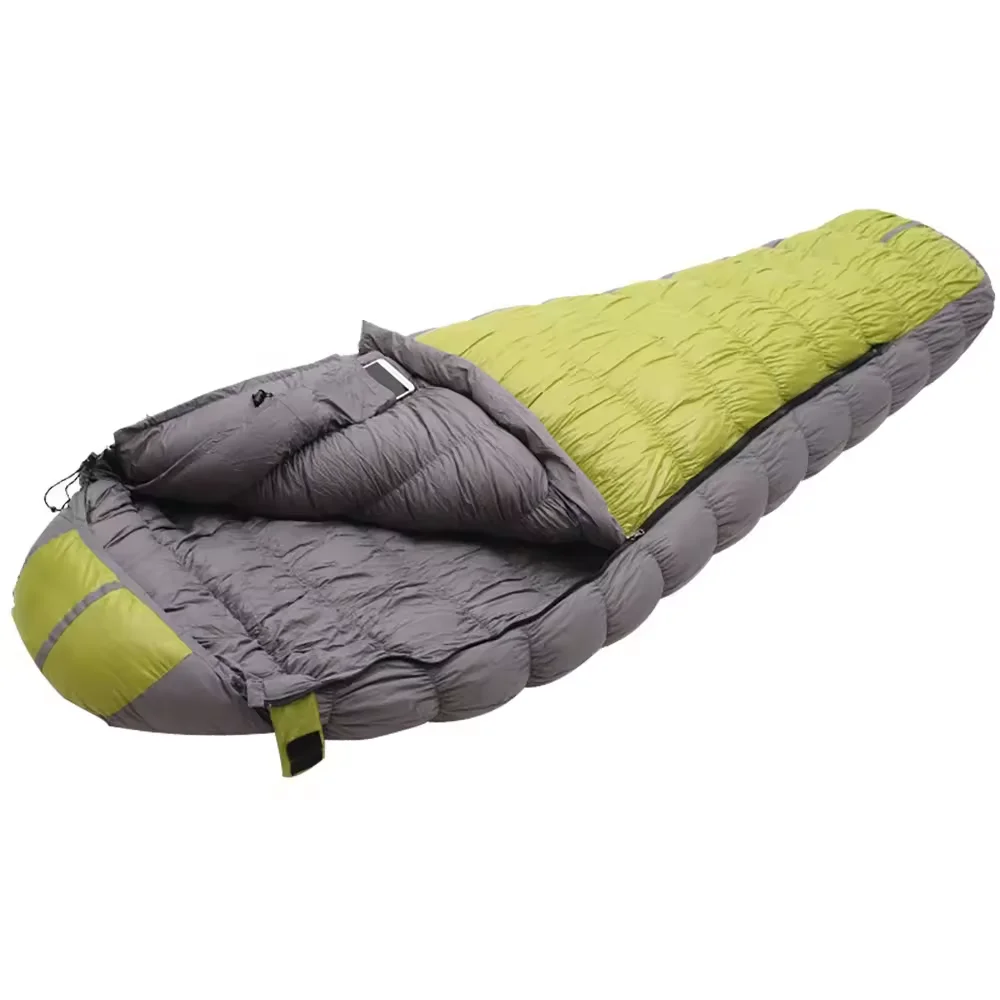 

Good-Selling 4 Season Mummy Sleeping Bag Warm Splicing Goose Down Envelope Cold Weather Camping Goose Sleeping Bag Winter