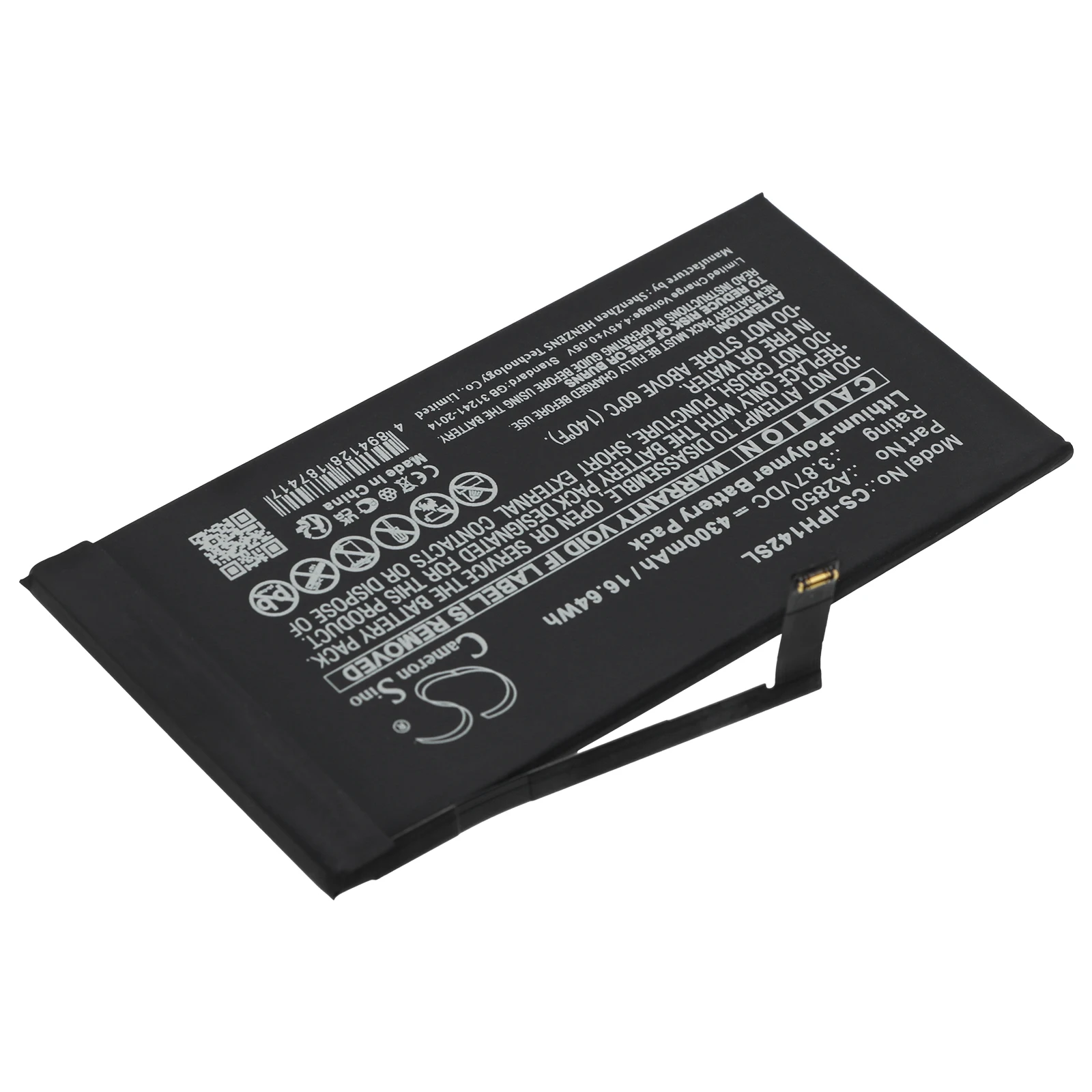 Cameron Sino 3.87V 4300mAh Mobile, SmartPhone Battery A2850 for Apple iPhone 14 Plus  +TOOLS KIT