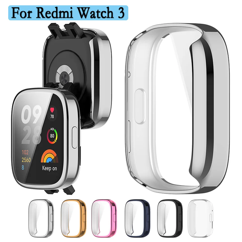 เคส TPU แบบนิ่มสำหรับ redmi Watch 3เคสเคสสำหรับ redmi ป้องกันหน้าจอ3กรอบอุปกรณ์อัจฉริยะ