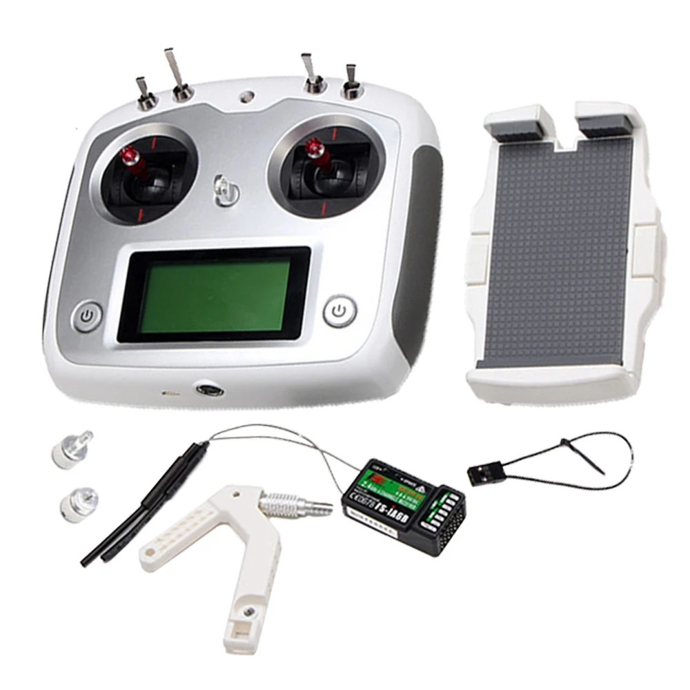 FLYSKY FS-i6S 2.4G 10CH transmitter AFHDS 2A two-way communication W/ IA6B iA10B Receiver for RC Airplane Drone