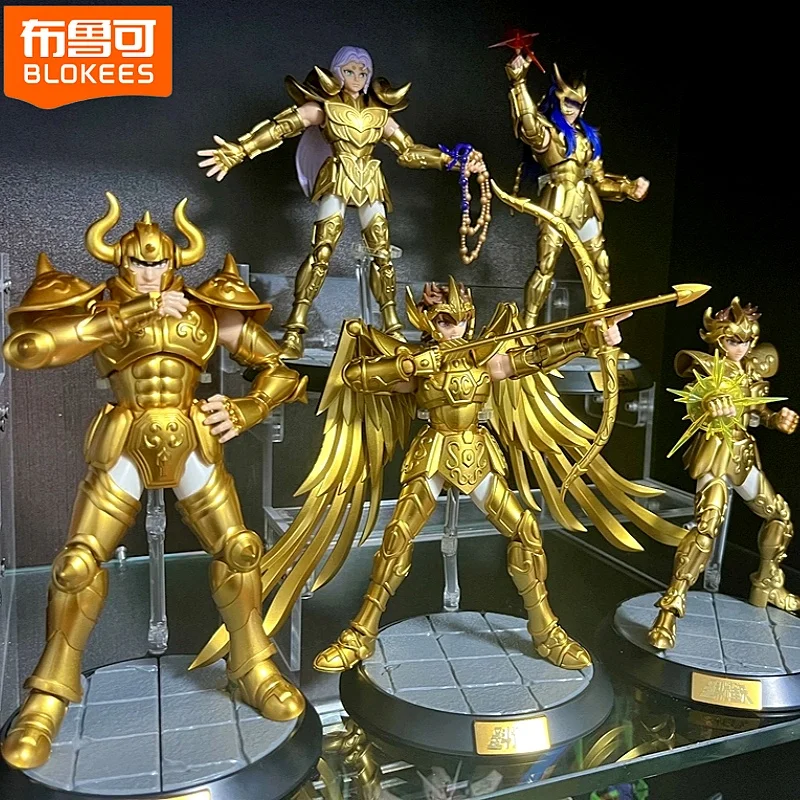 

Оригинальная экшн-фигурка Blokees Saint Seiya Taurus Aldebaran Aiolos Pegasus Mu Aiolia Milo Toy Champion Class, комплект модели сборки