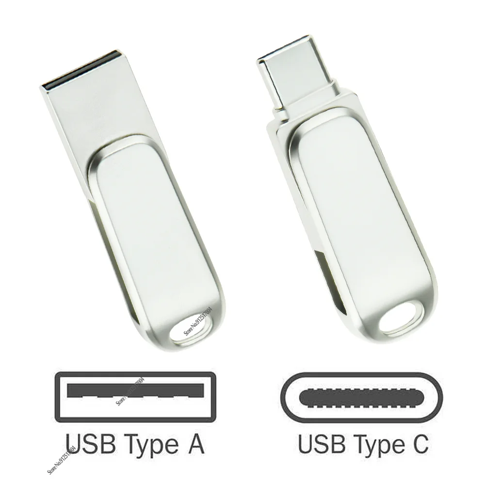 2TB Metal USB 3.0 Pen Drive 2TB USB Flash Drives 1TB High Speed Pendrive Waterproof USB New Upgraded Portable USB Memory