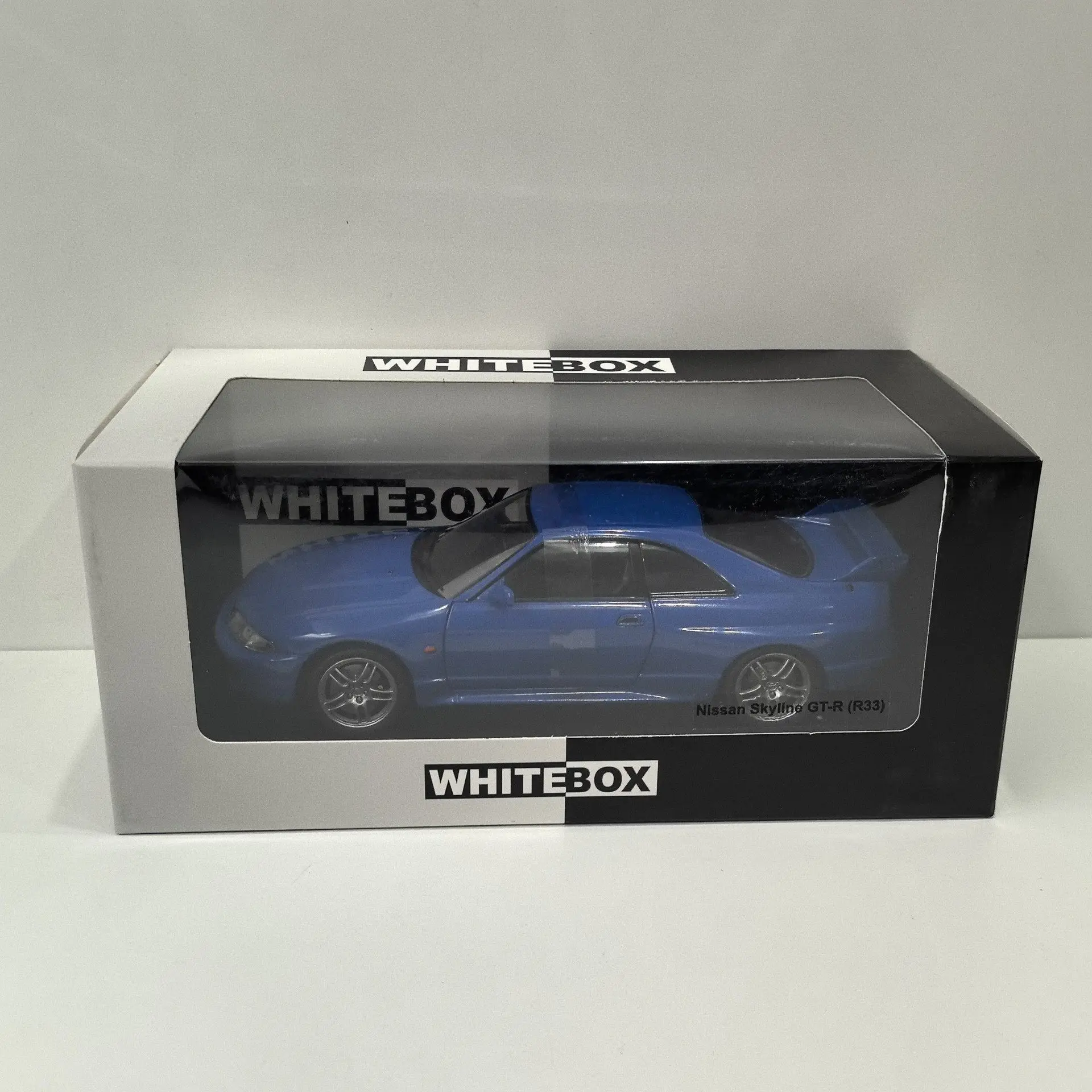 

Diecast WHITEBOX 1/24 Scale SKYLINE GT-R R33 F7 Alloy Car Model