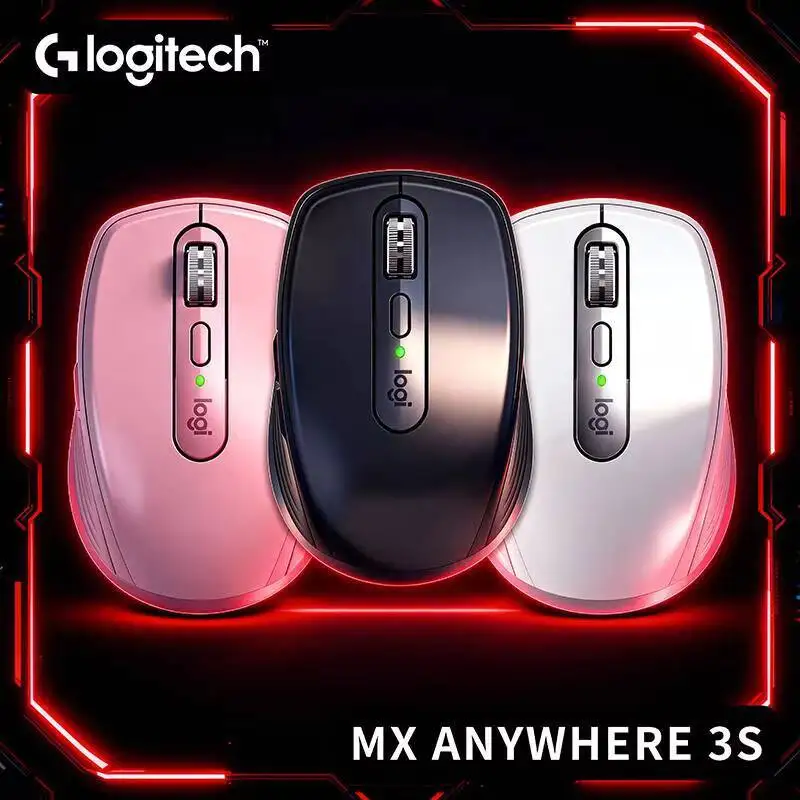 

Компактная мышь Logitech MX Anywhere 3S, эргономичный дизайн, перезаряжаемая, с быстрым прокруткой для портативных ПК Mac
