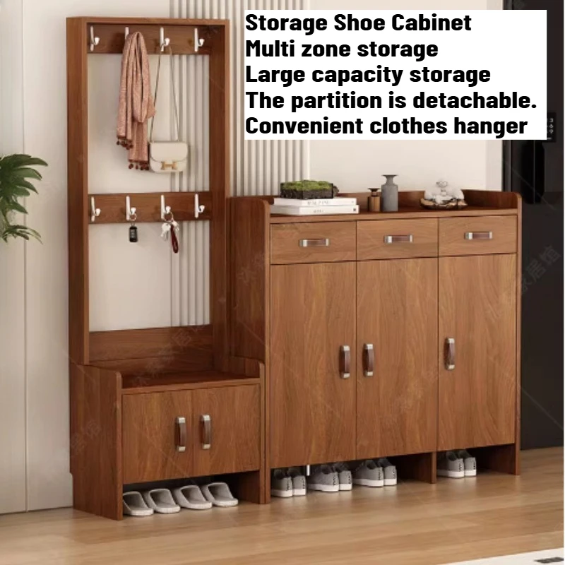 

Living Room Shelf Shoe Rack Exterior House Space-saving Wooden Storage Shoerack Closet Organizer Zapatera Hallway Furniture