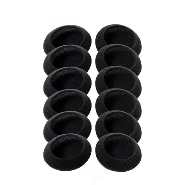 

30Pcs Round Sponge Earpads Soft Headset Cushion Replacement Earbud Pads for Headphones Noise Isolation Music Calls