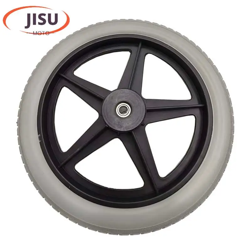 High Quality 14x1.75 Solid Tire with Hub for 14 Inch Wheelchair Rear Medical Accessories