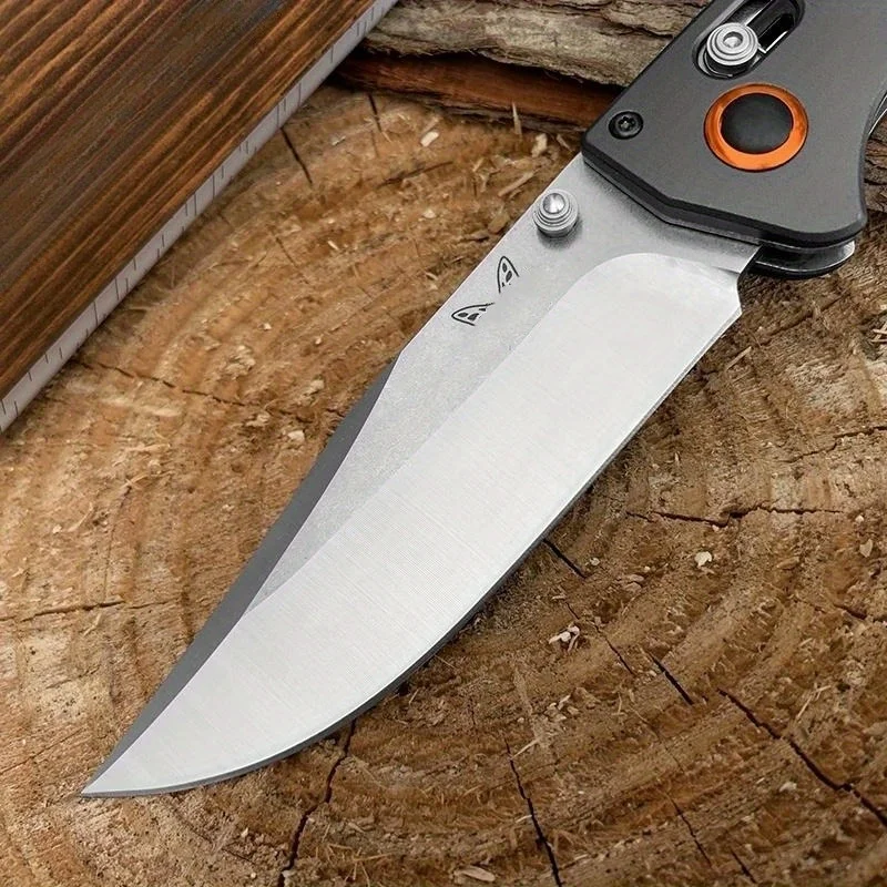 BM 15080 Folding Portable Knife CPM-S30V Blade G10 Cured Wood Handle Multifuctional Camping Survival Hunting Pocket EDC Knife