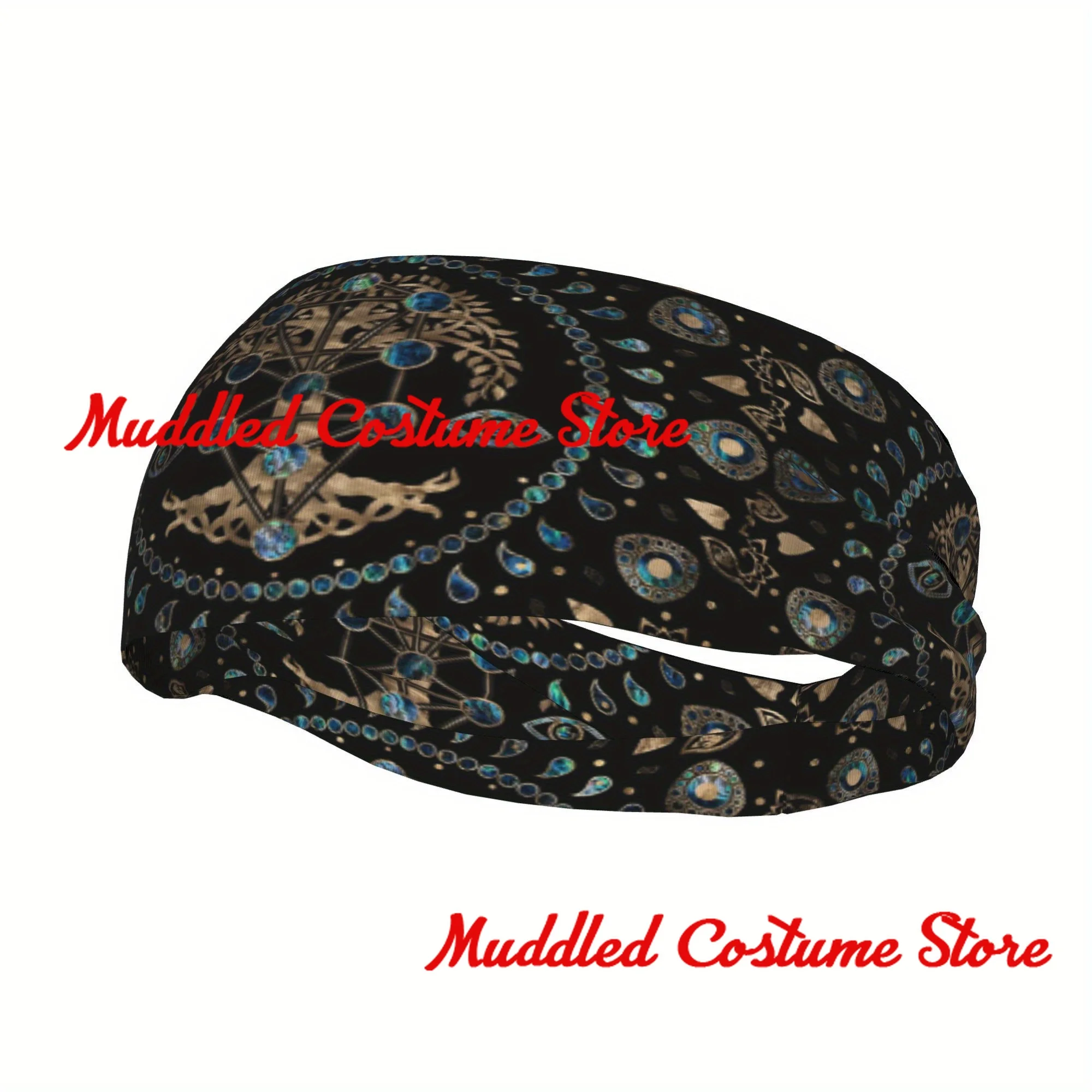 

The Tree Of Life Sports Headband Sweatband Head Bands Sweat-Absorbing Headbands Suitable for Running Yoga Fitness Football